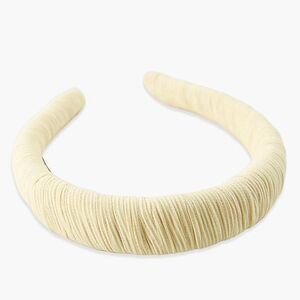 Madewell x We Are Chimmi Padded Cream Ivory Headband. One Size. OS. NEW.